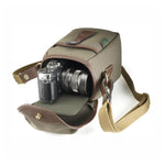 72 - Sage Fibrenyte / Chocolate Camera Bag