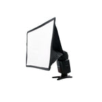 Flash Light Softbox Diffuser 30 x 20 cm Mini Universal Camera Flash Softbox Speedlite Diffuser Foldable with Carry Case