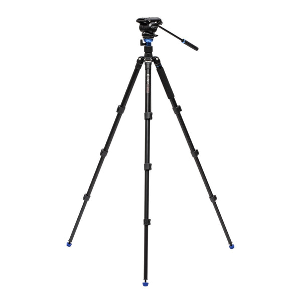 Benro A2883F Reverse-Folding Aluminum Travel Tripod with S4Pro Fluid Video Head — alternate view