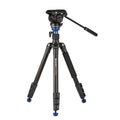 Benro A2883F Reverse-Folding Aluminum Travel Tripod with S4Pro Fluid Video Head