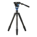 Benro A3883 Reverse-Folding Aluminum Travel Tripod with S6Pro Fluid Video Head