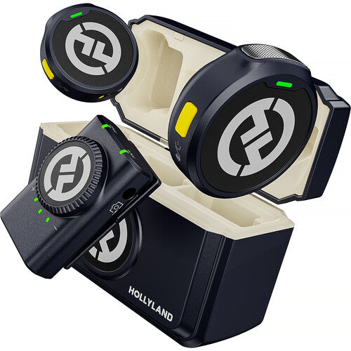 Hollyland Lark M2 Duo Wireless Microphone System (Camera Version, Black)