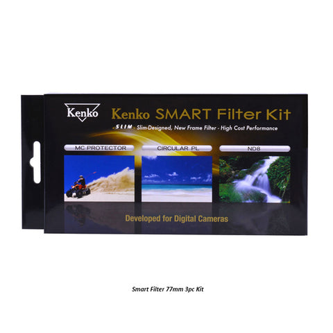 Smart  Filter 77mm 3pc Kit UV CPL ND8 MC