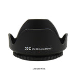 JJC LS-58 Universal 58mm Flower Petal Lens Hood for SLR/DSLR Camera Lens