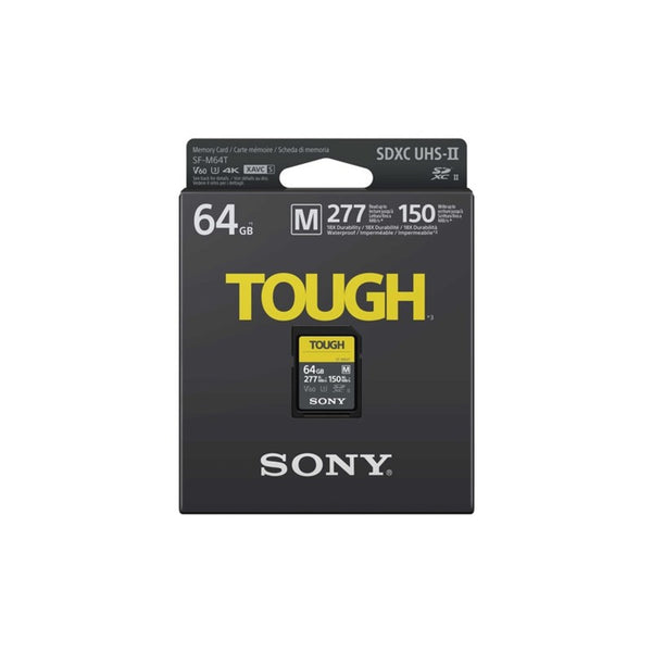 Sony TOUGH SF-M Series UHS-II SDXC 64GB Memory Card
