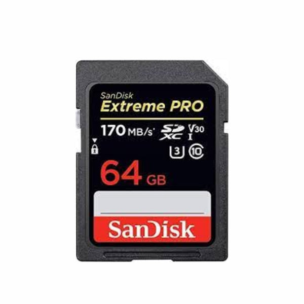 SanDisk Extreme PRO UHS-I SDXC 64GB Memory Card