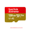 SanDisk 128GB Extreme USH-I Micro SD Memory Card