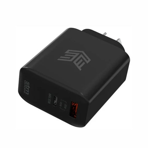 STM Goods 65w Dual Port USB-C And USB-A Power Adapter