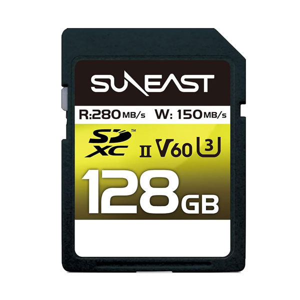 SUNEAST 128GB SDXC UHS-II V60 Memory Card (Up to 260€“280MB/s)