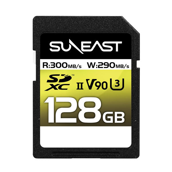 SUNEAST 128GB SDXC UHS-II V90 Memory Card