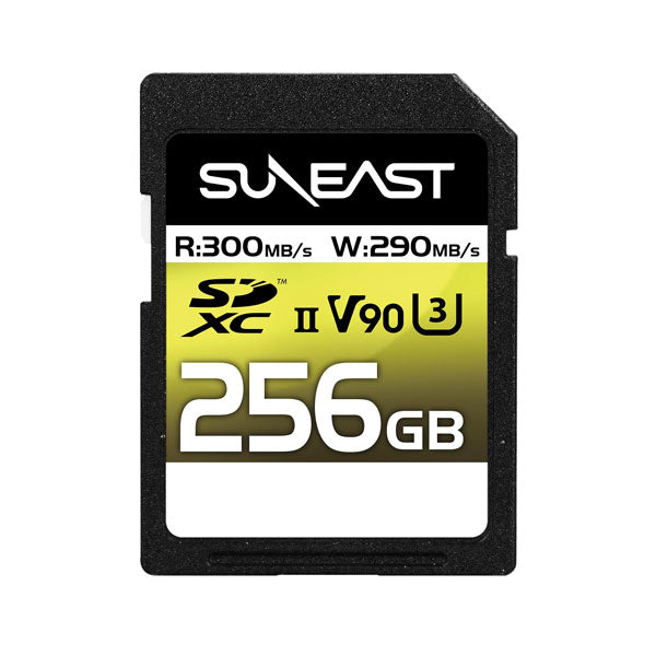 SUNEAST 256GB SDXC UHS-II V60 Memory Card (Up to 280MB/s) – Camerahaus