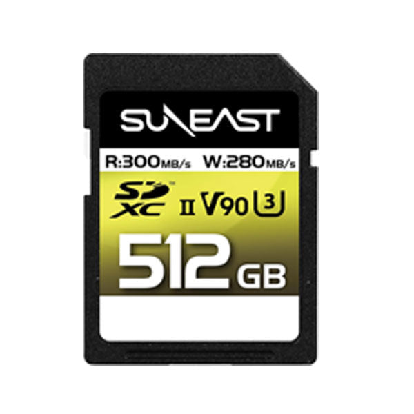 SUNEAST 512GB SDXC UHS-II V90 Memory Card – Camerahaus