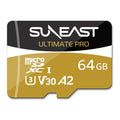 Suneast Micro SD GOLD U3 V30 SE-MSDU106418ON 185/150 mbps UHSII 64GB