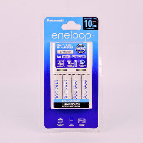 Panasonic Eneloop 2000mAh AA Rechargeable Batteries ( 4pcs with Regular Charger)