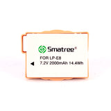 Smatree LP-E8 Rechargeable Battery