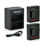 Smatree LPE10 2Pack BATTERY with DUAL CHARGER
