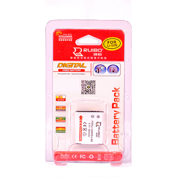 Ruibo Li-50B / D-LI92 Rechargeable Battery