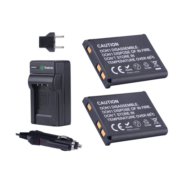 Smatree EN-EL10 Dual Battery + Charger + Car Adapter Kit