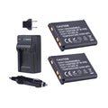 Smatree EN-EL10 Set with 2 Batteries+Charger for Nikon
