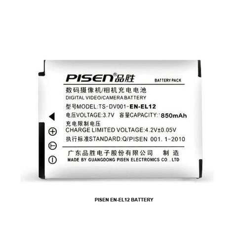 Pisen EN-EL12 Battery for Nikon