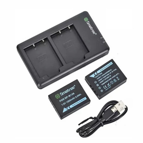 NP-W126 Dual Pack + Dual Charger