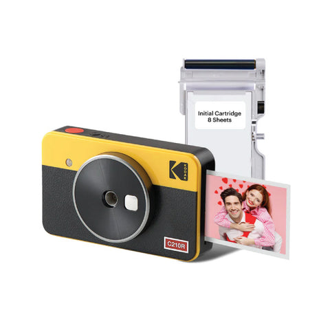 Kodak Mini Shot C210R Yellow 2x3 Instant Camera Printer (8-Sheet)