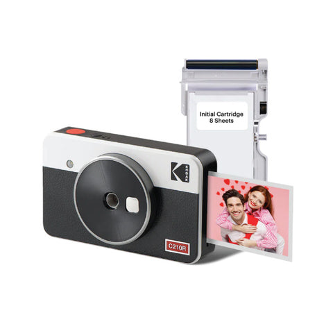 Kodak C210R Mini Shot 2 Retro White with 8pc Instant Print