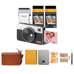 Kodak C210R Mini Shot 2 Retro White with 68pc Instant Print and Accessory Kit