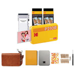 Kodak P210R Mini 2 Retro Yellow with 68pc Instant Print and Accessory Kit