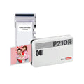 Kodak P210R Mini 2 Retro White with 8pc Instant Print