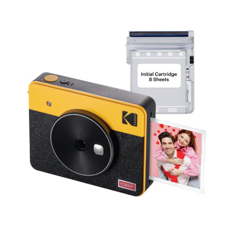 Kodak C300R Mini Shot 3 Retro Yellow with 8pc Instant Print