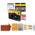 Kodak C300R Mini Shot 3 Retro Yellow with 68pc Instant Print and Accessory Kit