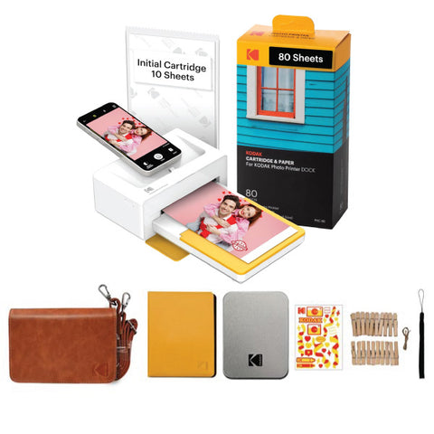 Kodak Dock Plus PD460 4x6 Photo Printer + Accessory Kit