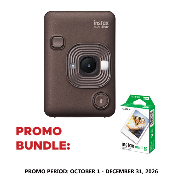 Fujifilm Instax Mini LiPlay Hybrid Instant Camera (Bronze)