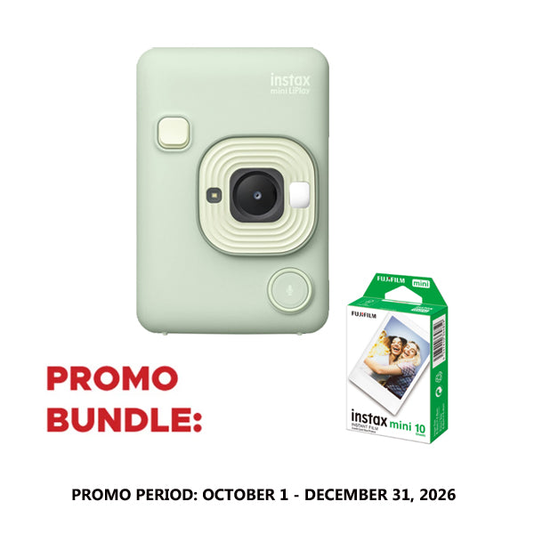 Fujifilm Instax Mini LiPlay Hybrid Instant Camera (Green)