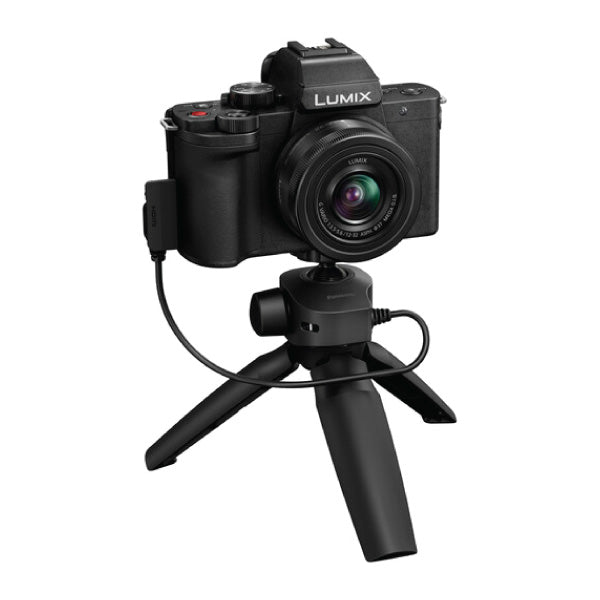 Panasonic Lumix G100 Kit (Black, 12-32mm + Tripod Grip) – Camerahaus