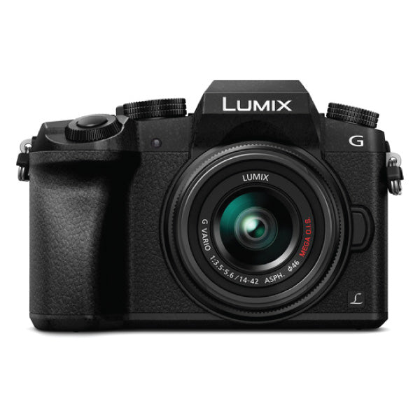 Panasonic Lumix G7 Mirrorless Camera with 14-42mm Lens Black