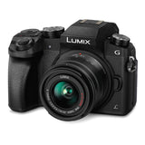 Panasonic Lumix G7 Mirrorless Camera with 14-42mm Lens Black