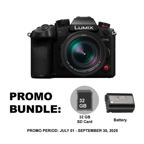 Panasonic Lumix GH6 Mirrorless Camera with 12-60mm F2.8-4 Lens