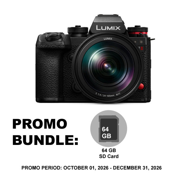 Lumix S1 II Mirrorless Camera with Lumix S 24-105mm F4 Macro OIS Lens
