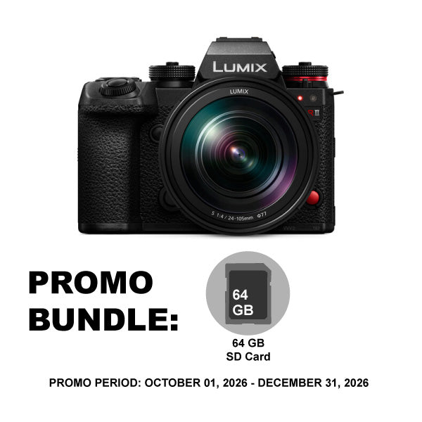 Lumix S1R II Mirrorless Camera with 24-105mm F4 Macro OIS Lens