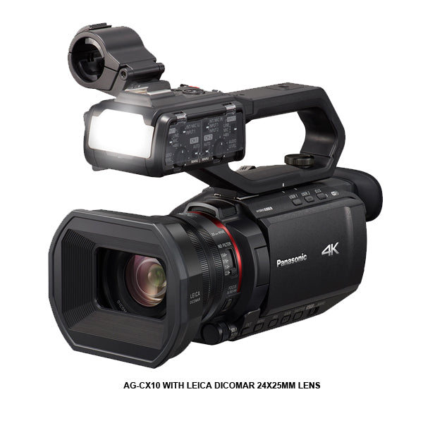 Panasonic AG-CX10 4K Camcorder with Leica 25mm Lens