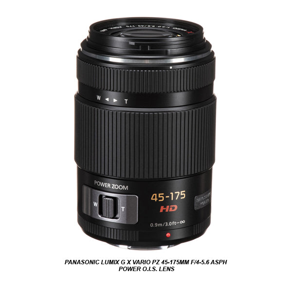 LUMIX G X VARIO PZ 45-175mm F4-5.6 (Black)