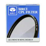 SIRUI CPL Filter Circular 2.2 Inches 58mm Multi-layer Nano Coating, Ultra-thin Contrast, Reflection Removal
