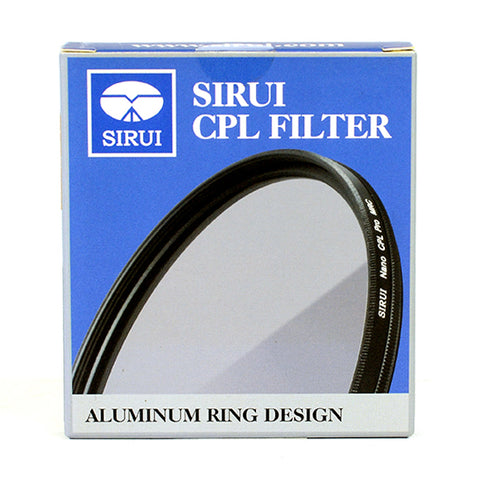SIRUI CPL Filter Circular 2.2 Inches 58mm Multi-layer Nano Coating, Ultra-thin Contrast, Reflection Removal