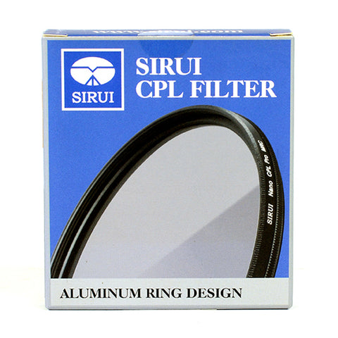 SIRUI CPL Filter Circular 2.2 Inches 72mm Multi-layer Nano Coating, Ultra-thin Contrast, Reflection Removal