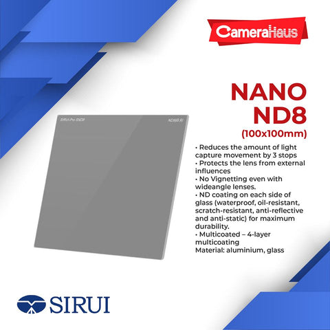 Square Filter  NANO ND   8 100x100mm