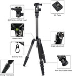 SIRUI Carbon Fiber Travel 5C Tripod  with Ball Head and Arca Swiss Plate