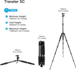 SIRUI Carbon Fiber Travel 5C Tripod  with Ball Head and Arca Swiss Plate