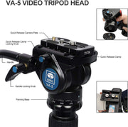 Sirui Traveler VA Aluminum Tripod with Video Head